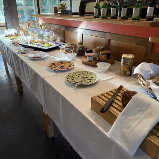 Blick aufs Buffet